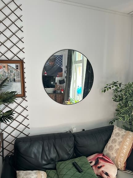 IKEA rund väggspegel
