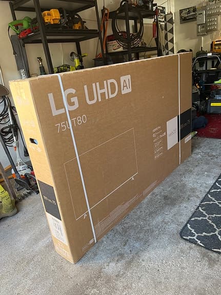LG 75” 4K Led TV