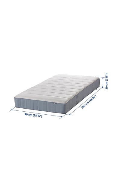 Vesteröy pocketmadrass 90x200cm