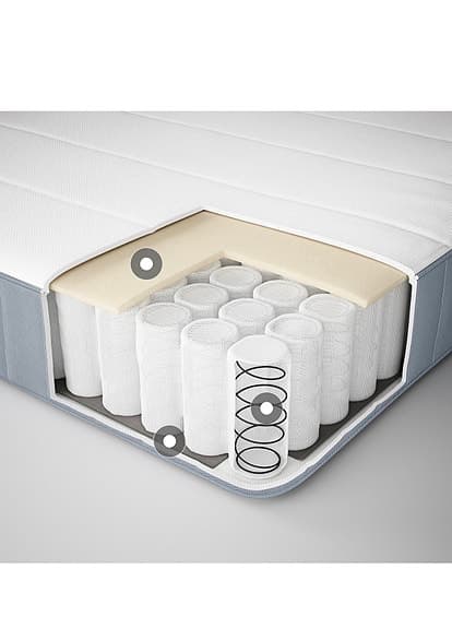 Vesteröy pocketmadrass 90x200cm