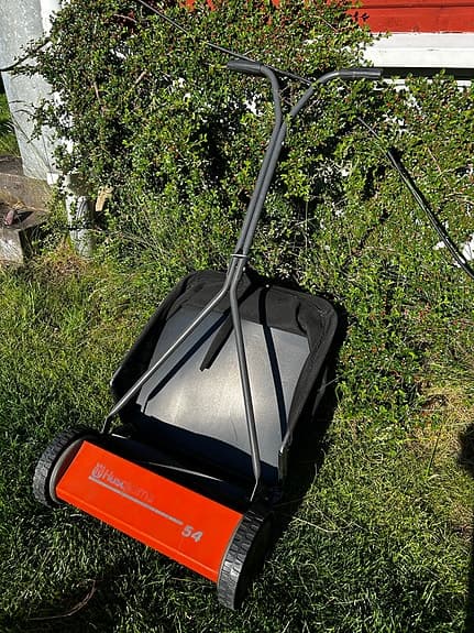 Husqvarna 54 handgräsklippare med uppsamlare