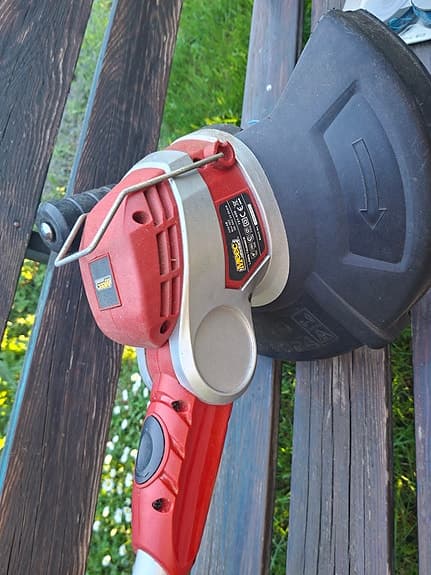 Meec grästrimmer röd/silver
