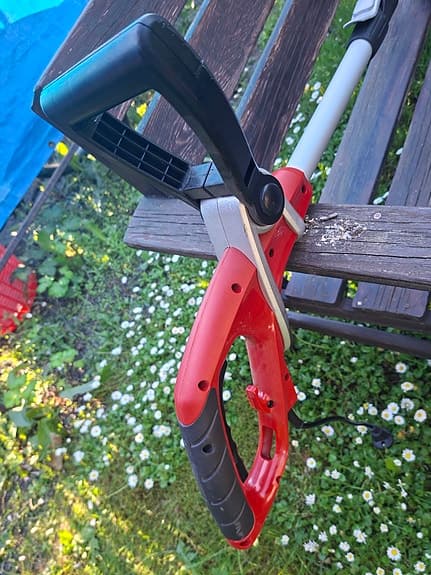 Meec grästrimmer röd/silver
