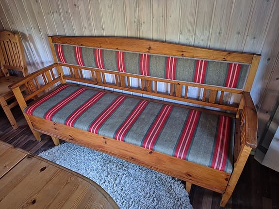 Bäddbar kökssoffa i originalskick