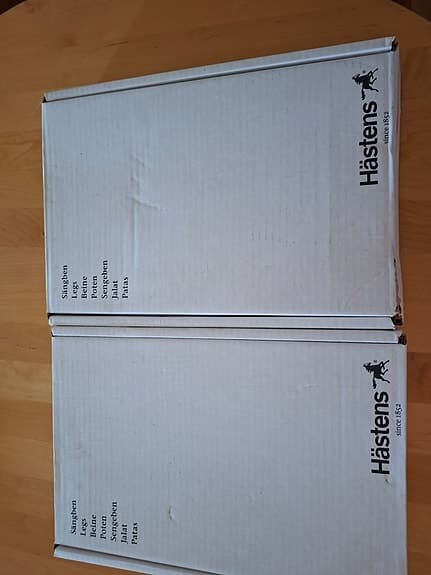 Hästens sängben i natur höjd, 32 cm.