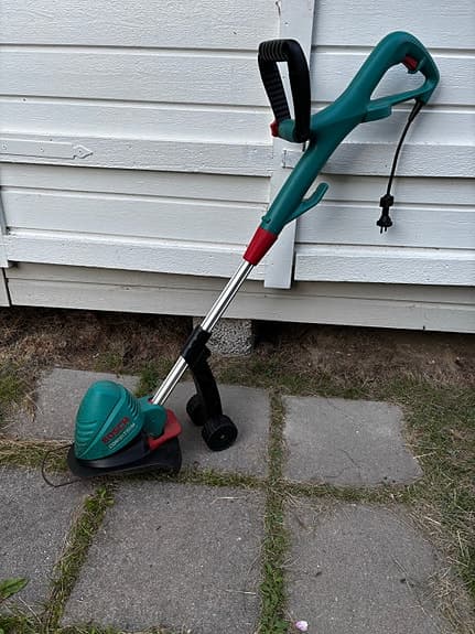 Bosch grästrimmer eldriven grön