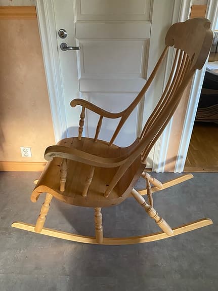 Gungstol äldre modell.  Ca 1970- talet