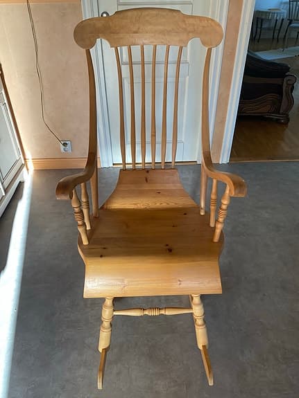 Gungstol äldre modell.  Ca 1970- talet