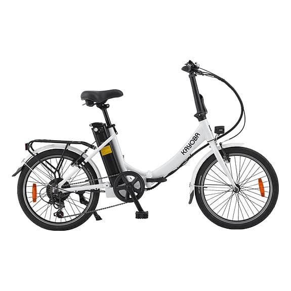 Nyköpt hopfällbar elcykel Kayoba 20” – kvitto & garanti