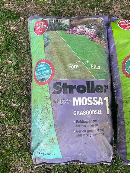 säljer 2 st Mossa Stroller Plus+ Mossa 14 kg (400 m²)
