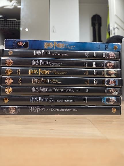 Harry potter filmer- DVD komplett set