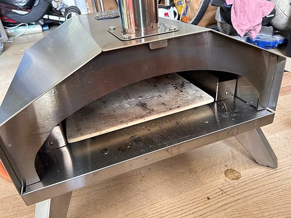 Austin and Barbeque pizzaugn i rostfritt stål