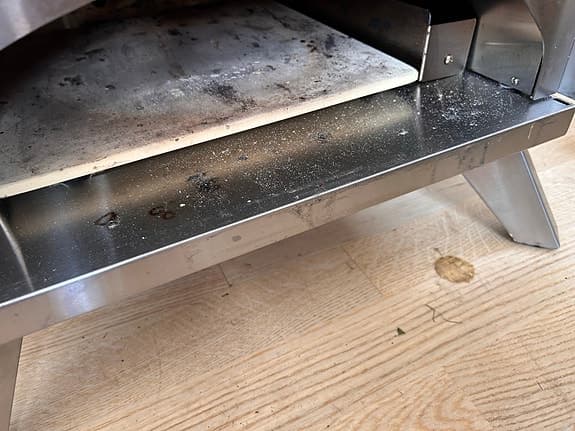 Austin and Barbeque pizzaugn i rostfritt stål