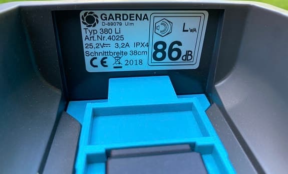 Gardena 380 Li batteridriven cylindergräsklippare 38 cm