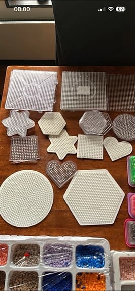 Hama pärlor och pärlplattor set