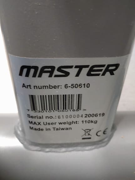 Master R610 roddmaskin med display