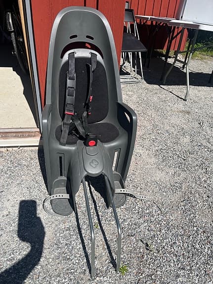 Hamax cykelsits för barn grå