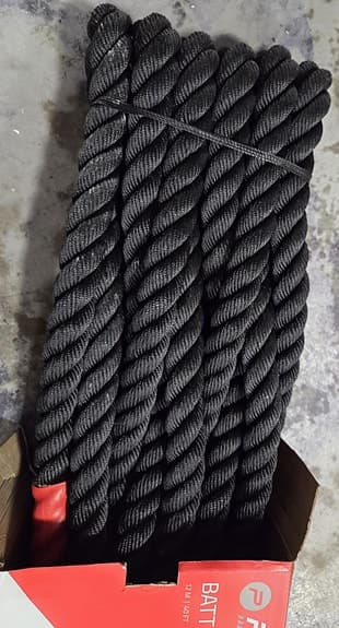 Battle rope 12 m PURE – träningsrep crossfit hemmagym
