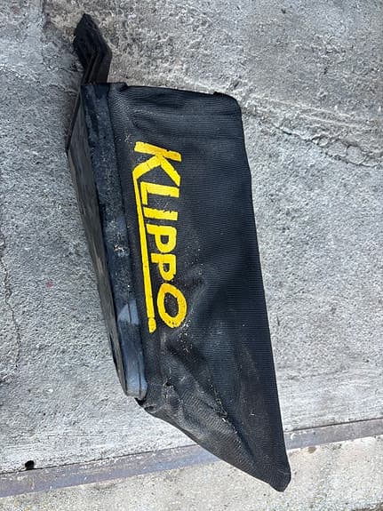 Klippo uppsamlare till gräsklippare svart