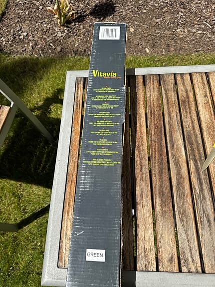 Nytt Vitavia bord till växthus, grön (passar alla växthus)