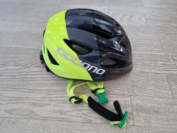 Occano cykelhjälm svart/gul 46 - 51 cm