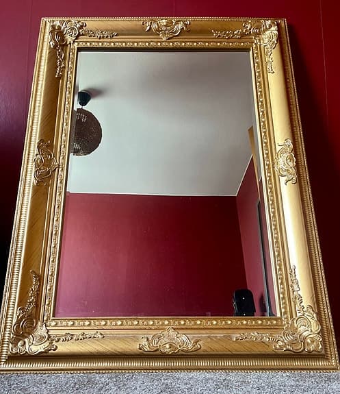 Guld Spegel 86x116 cm