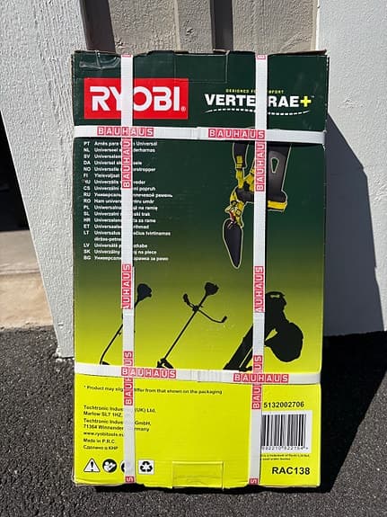 Ryobi Vertebrae+ RAC138 bärsele för trimmer/röjsåg