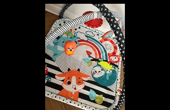 Fisher-Price 3-i-1-babygym, lekset