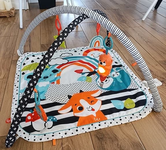 Fisher-Price 3-i-1-babygym, lekset