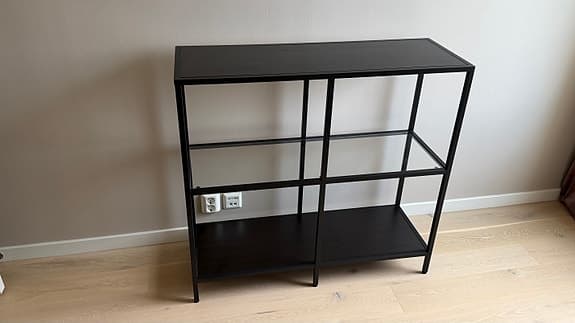 IKEA VITTSJÖ hylla 100×36×93 cm – som ny
