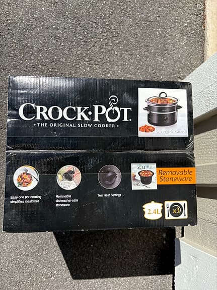 Crock-Pot Classic Slow Cooker 2,4 L – komplett i kartong