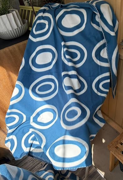 2 st Sommar fina Fleece plädar 175x140 cm