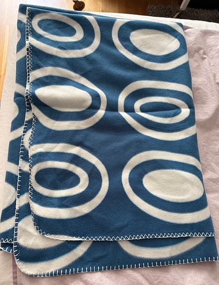 2 st Sommar fina Fleece plädar 175x140 cm