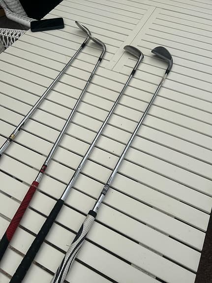 Spalding, Adams m.fl. golfklubbor – wedgar och putter