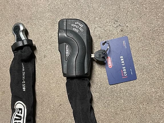 Abus Granit City Chain XPlus 1060 cykellås svart