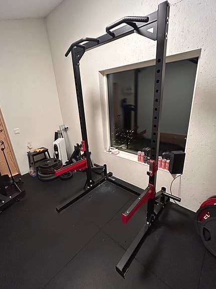 Master Fitness Halfrack Med Chinsräcke XT6 Svart