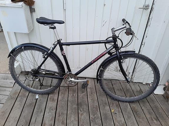 Crescent stadscykel 26" svart unisex