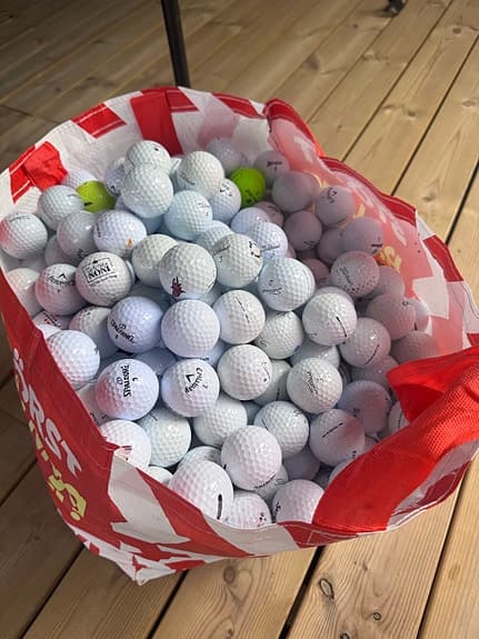 Golfbollar ca 600 st