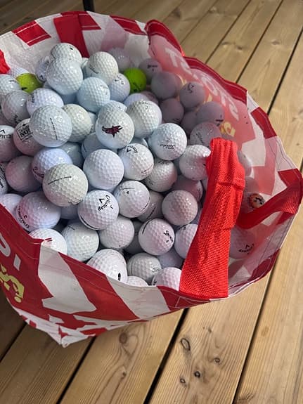 Golfbollar ca 600 st