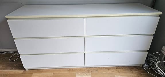 Malm byrå Ikea 6 lådor