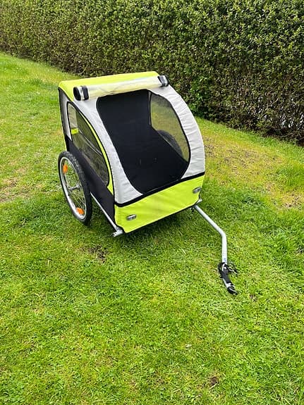 Cykelvagn för två barn