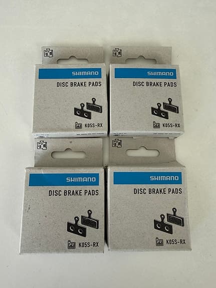 Shimano K05S-RX bromsbelägg – 4 nya set i originalförpackning