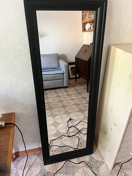 IKEA Toftbyn Spegel 52x140 svart