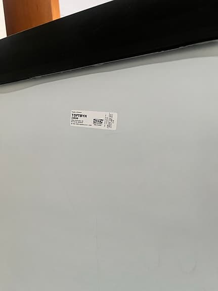 IKEA Toftbyn Spegel 52x140 svart