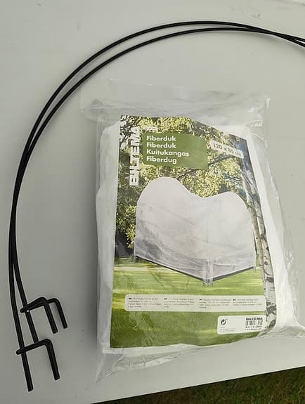 Fiberduk till planteringslåda.