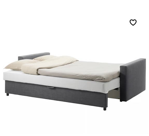 IKEA bäddsoffa 3-sits grå