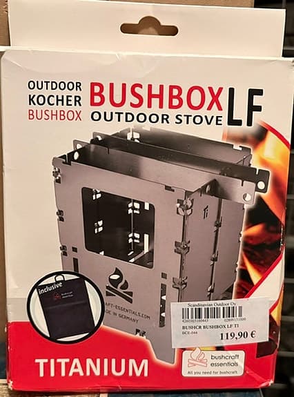Bushcraft Essentials Bushbox LF Titanium – ultralätt premiumkök för friluftsliv