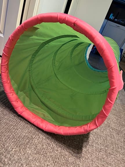 IKEA lektunnel för barn grön