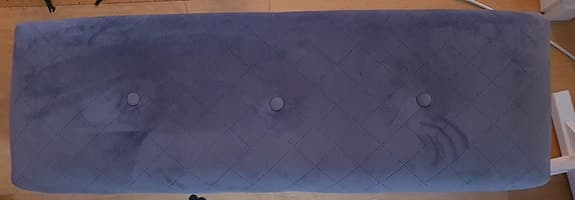 Grå pall i fint skick, 95x30cm