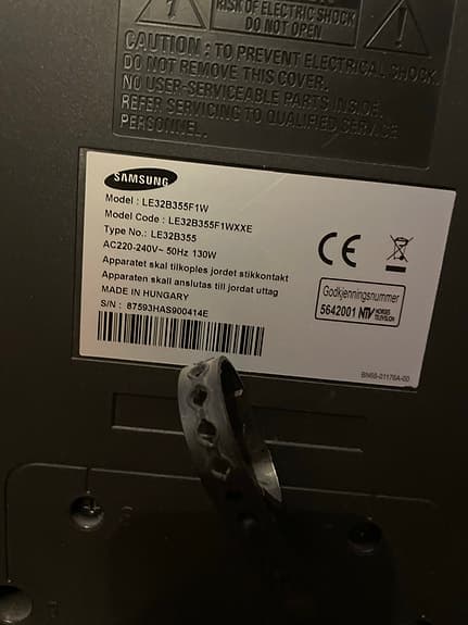 32-tum TV från Samsung